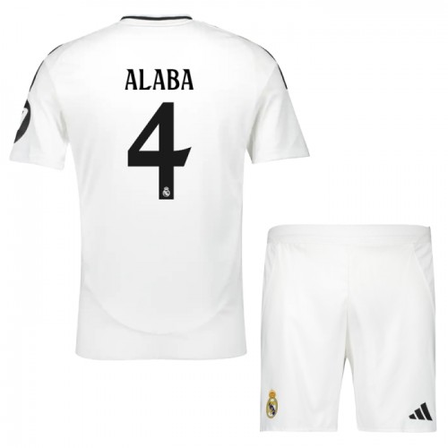 Ensemble Maillot Real Madrid Alaba 4 Domicile 2024-25 Enfant Ensemble Maillot Real Madrid Alaba 4 Domicile 2024-25 Enfant